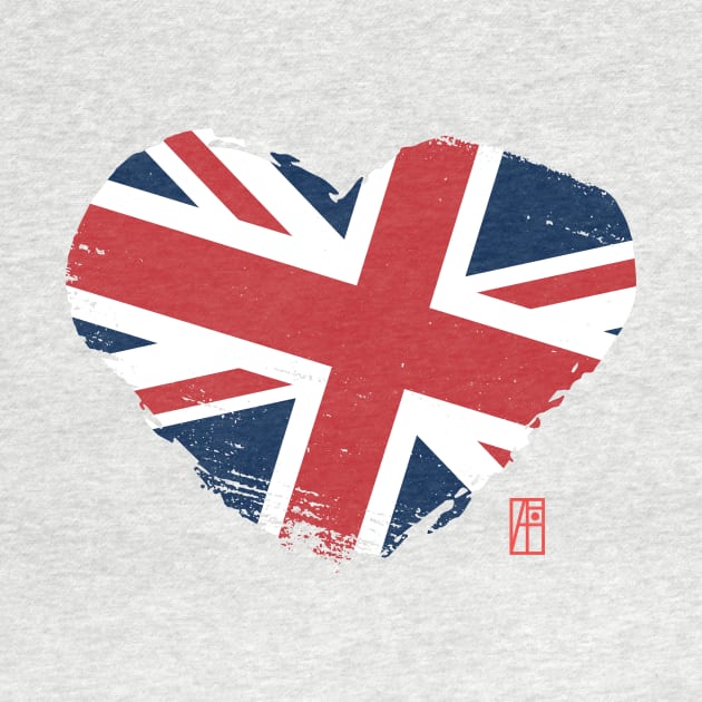 I love my country. I love Great Britain. I am a patriot. In my heart, there is always the flag of the United Kingdom. by ArtProjectShop